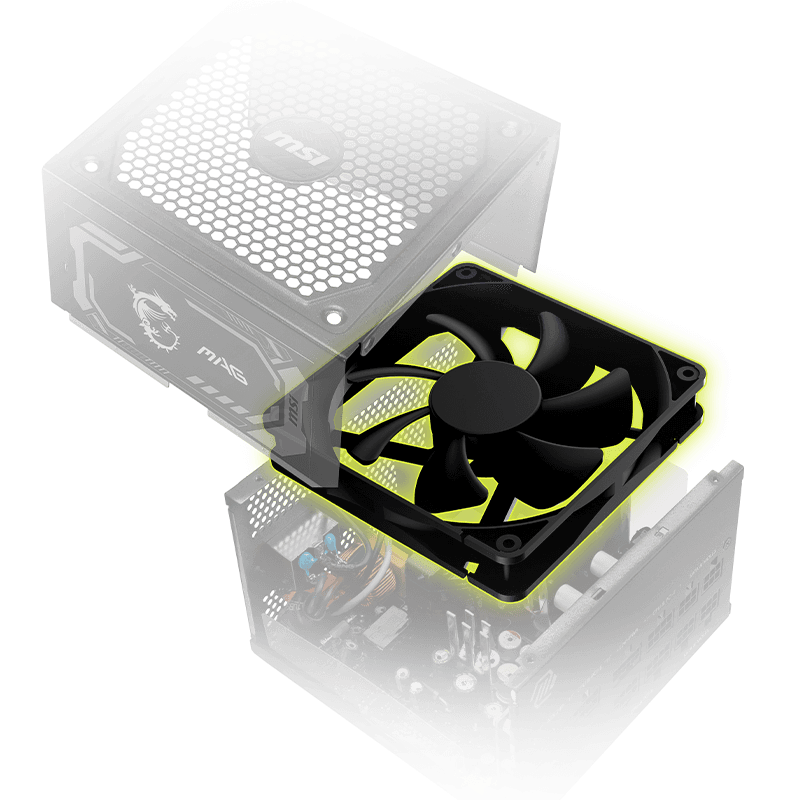 MSI MAG A1000GL PCIE5 WHITE, Fully Modular Compact Gaming 1000W